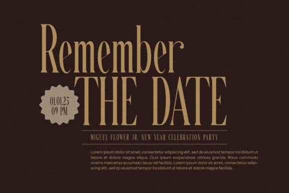 Malltis Font preview 2
