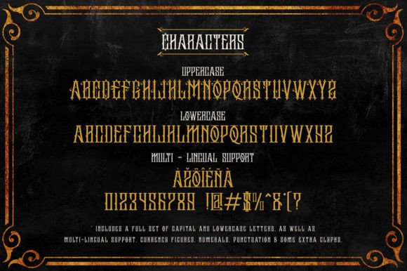 Black Vision Font preview 4