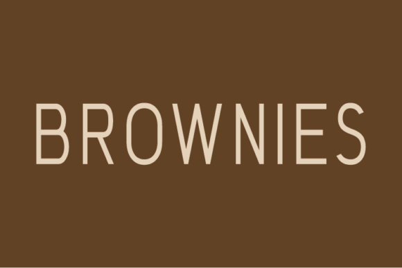 Brownies Font