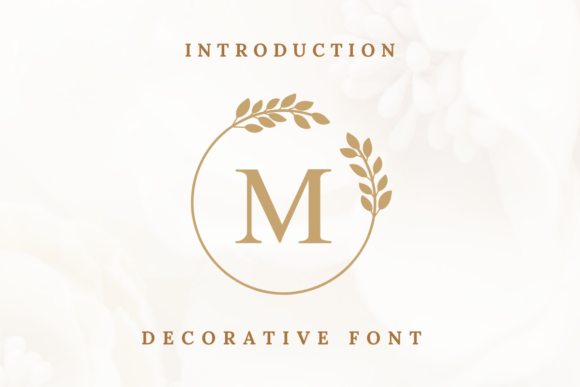 Mama Flower Monogram Font