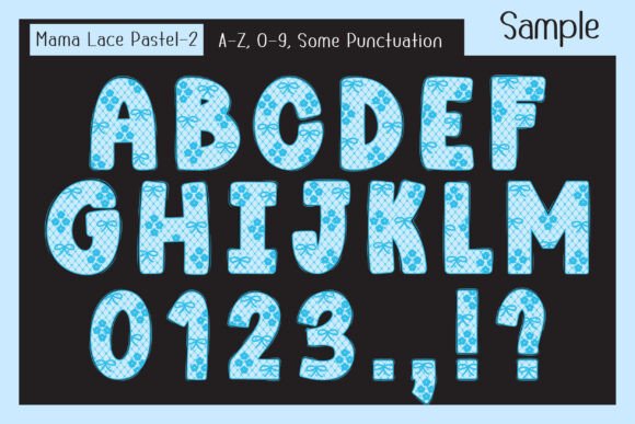 Mama Lace Pastel Font preview 4
