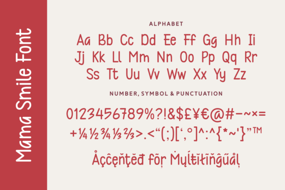 Mama Smile Font preview 4