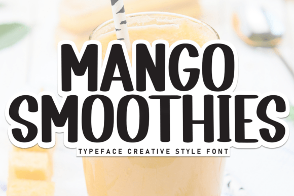 Mango Smoothies Font