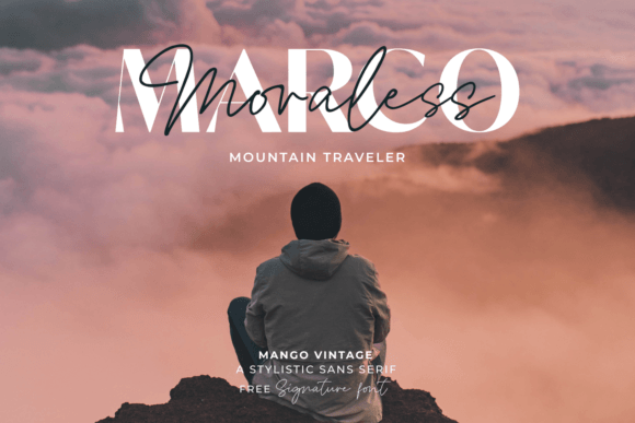 Mango Vintage Font preview 2