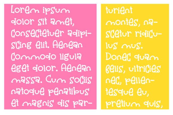 Manic Laughter Font preview 4