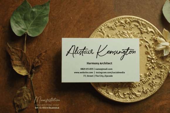 Manifestation Font preview 2