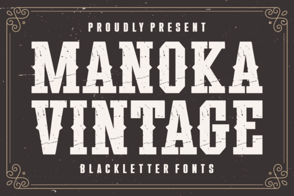 Manoka Vintage Font