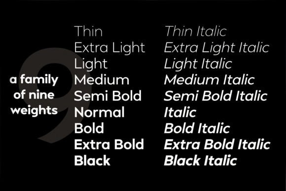 Mansfield Font preview 2