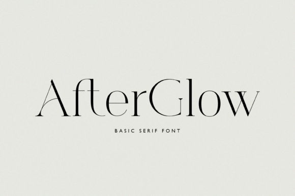 Afterglow Font