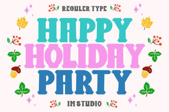 Bruled Stacked Duo Font preview 4