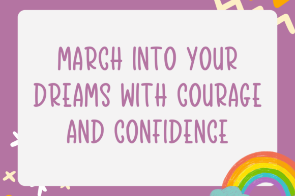 March Dream Font preview 3