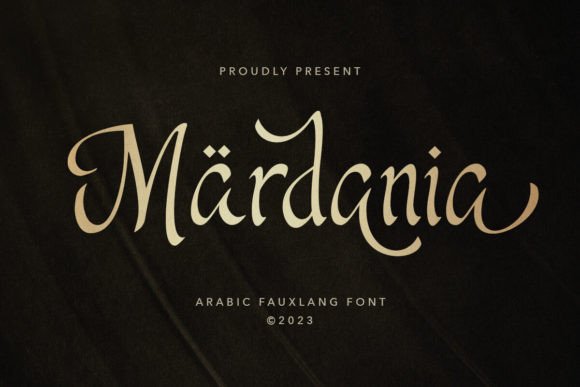Mardania Font Mardania Font