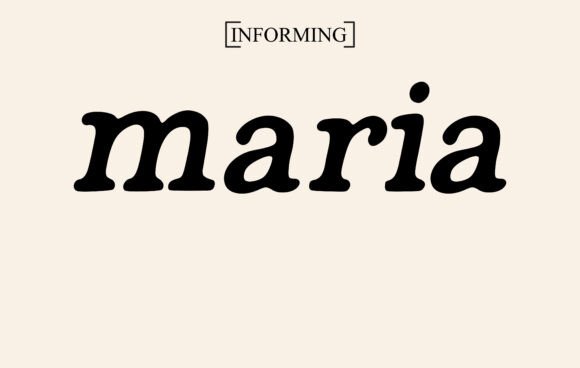 Maria Font preview 2