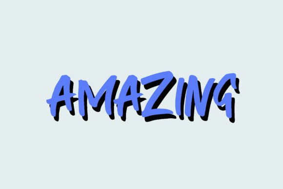 Marker Font preview 3