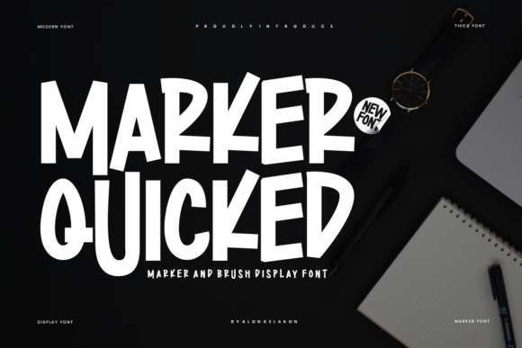 Marker Quicked Font
