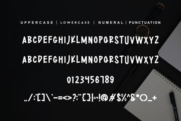Marker Quicked Font preview 3