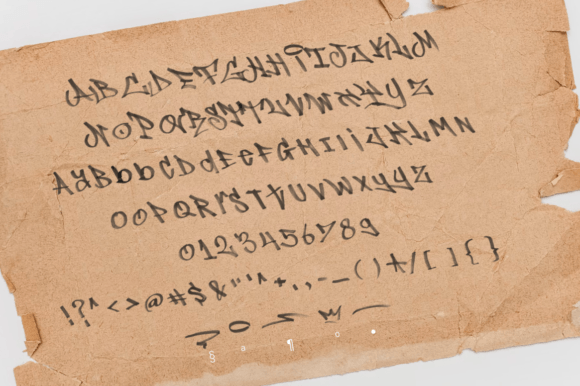 Marker Tags Font preview 2