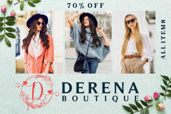 Marliana Monogram Font preview 2