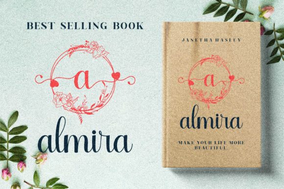 Marliana Monogram Font preview 3