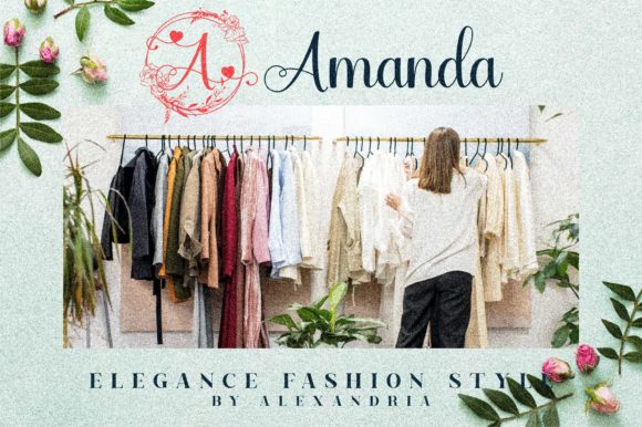 Marliana Monogram Font preview 4