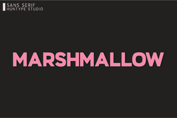 Marshmallow Font preview 2