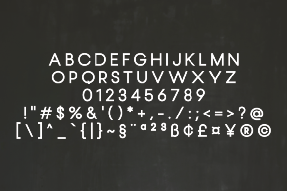Masculine Font preview 3