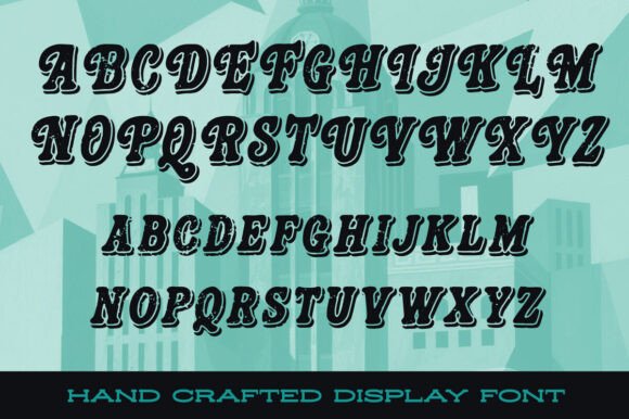 Mason City Font preview 2