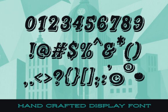 Mason City Font preview 3