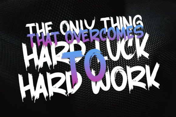 Brush Point Font preview 4