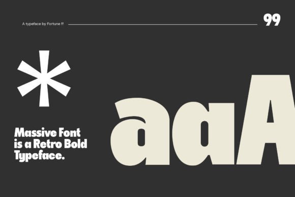 Massive Moon Font preview 4