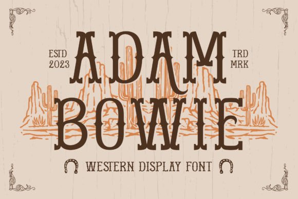 Adam Bowie Font