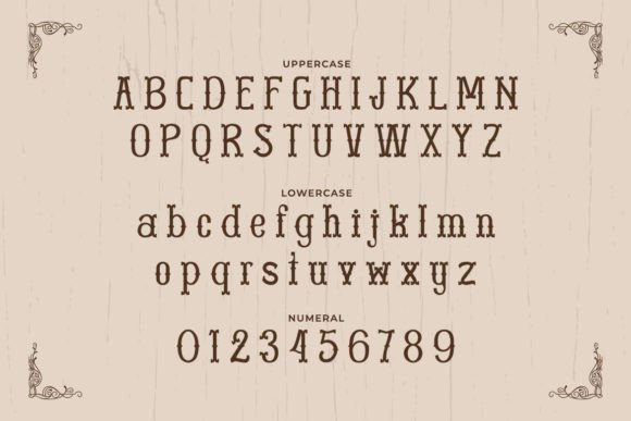 Adam Bowie Font preview 2