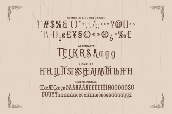Adam Bowie Font preview 3