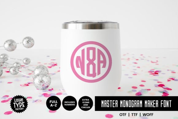 Master Monogram Font preview 3