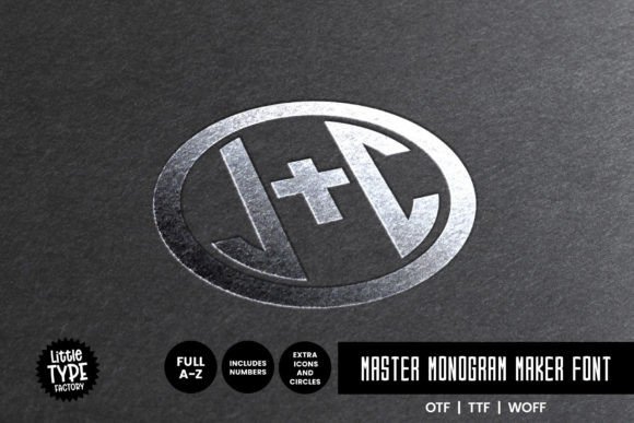 Master Monogram Font preview 4