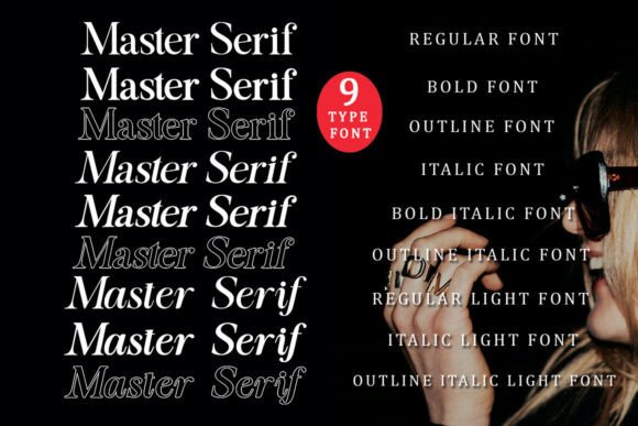 Master Serif Font preview 2