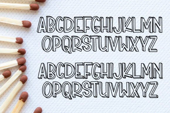 Match Box Font preview 3