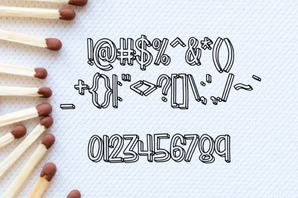 Match Box Font preview 4