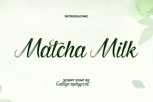 Matcha Milk Font