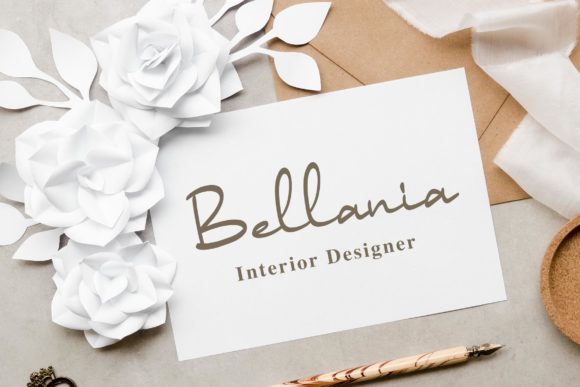 Adelia Signature Font preview 3