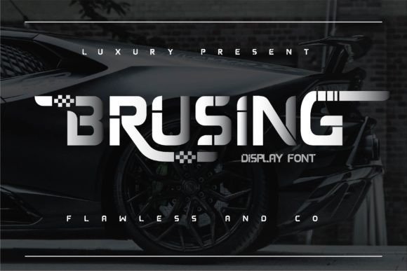 Brusing Font