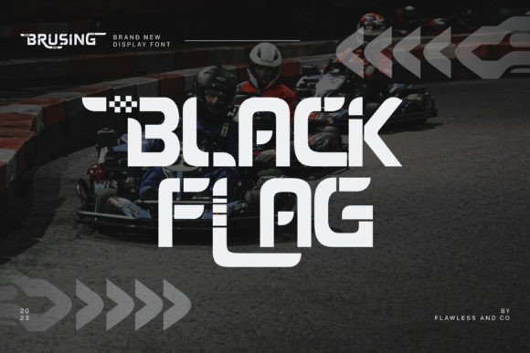 Brusing Font preview 2