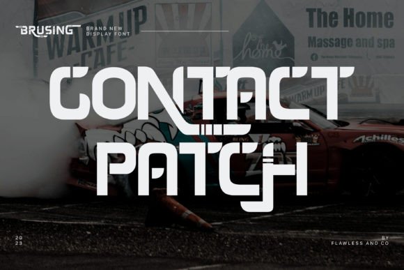 Brusing Font preview 4