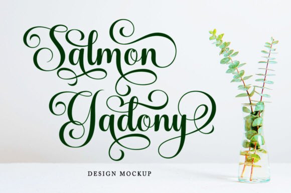 Media Calligraphy Font preview 3