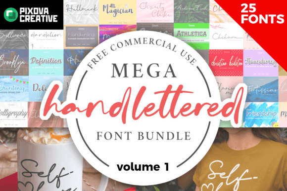 Mega Handlettered Vol. 1 Font preview 2