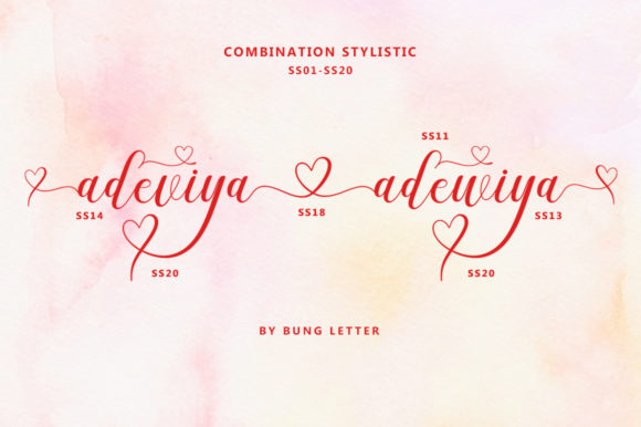 Adeviya Adewiya Font preview 4