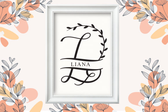 Melisa Monogram Font Font preview 4