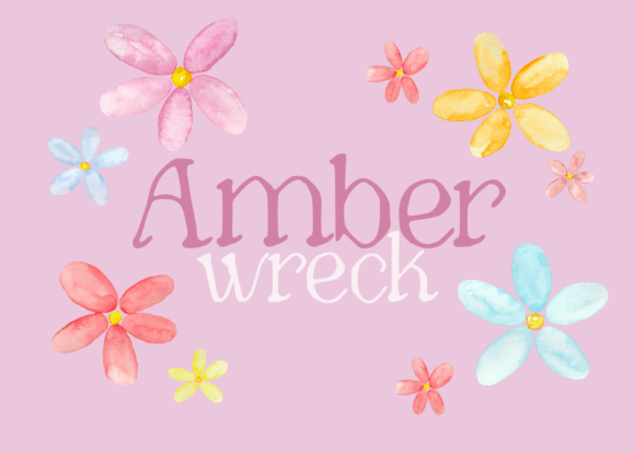 Amber Wreck Font