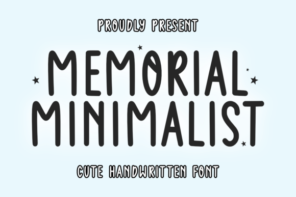 Memorial Minimalist Font