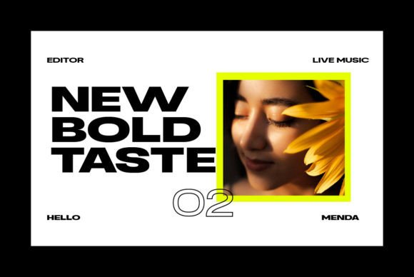 Menda Font preview 3